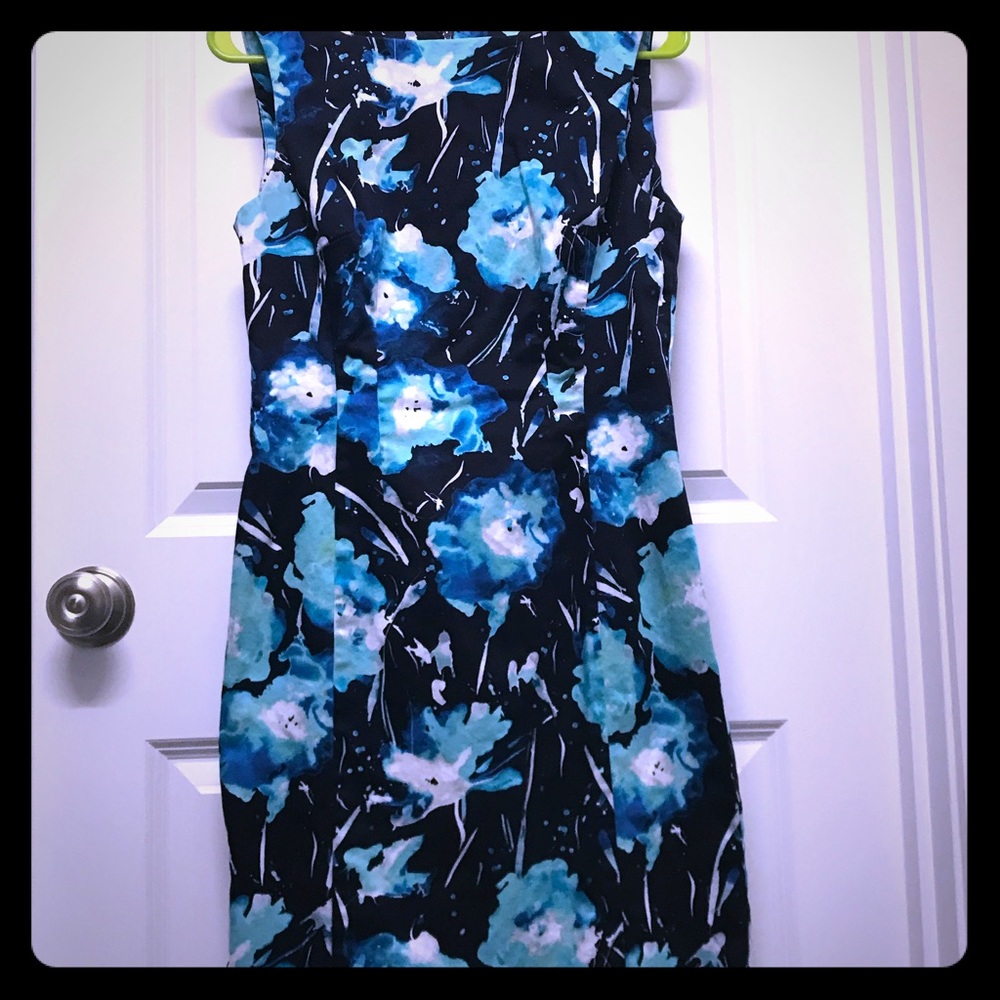 Blue Floral Jones New York Dress